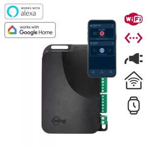 TELL OPEN.ioting WiFi Smart Gate Opener – Voor poort, garagedeuren & slagbomen – 230V