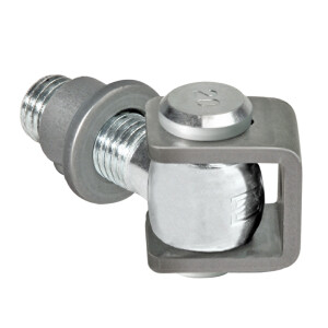 Comunello poortscharnier M16 – 100 mm – Elektrolytisch verzinkt – Met inlasmoer