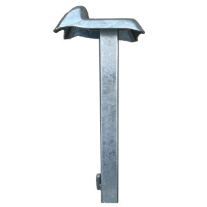 Poortaanslag – Volbad verzinkt – Koker 40x40x2 mm – Instorthoogte 400 mm