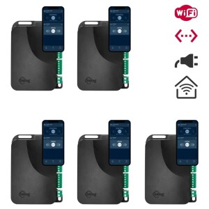 Set van 5x TELL OPEN.Ioting WiFi Smart Gate Opener – 230V (ACTIE)