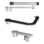 Locinox VENUS losse armen - Schuifarm, knikarm & compacte arm - Zilver & RAL 9005