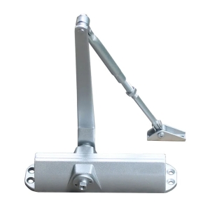 Deurdranger met krachtinstelling – Aluminium – Zilver & Zwart