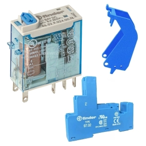 Finder schakelrelais set – 2P – 24V DC