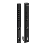 Locinox VERA batterijgevoed codeslot – Profieldiepte 40-60 mm – Dubbelzijdig - Zwart 2