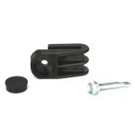 Del Ponti universele paneelklem half set - Incl. klem, schroef & dop - Zwart