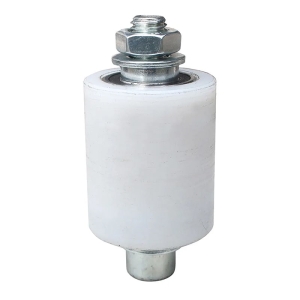 Geleiderol gelagerd – Nylon wit – Ø50 mm