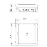 Hikvision module intercom - Kaartlezer MiFare