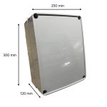 Comunello lege kast voor sturing 300 x 250 x 120 mm maatvoering (1)
