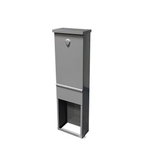 Straatkast RVS – Incl. fundatie en slot – 1000 x 300 x 120 mm (500 x 270 mm)