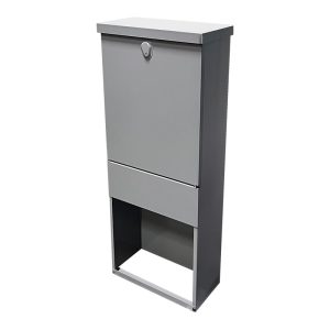 Straatkast RVS – Incl. fundatie en slot – 1250 x 480 x 238 mm (600 x 450 mm)