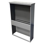 Straatkast RVS - GAFS780 - Grijs - Binnenkant