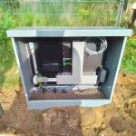 Straatkast RVS gemonteerd Geran