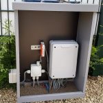 Straatkast RVS gemonteerd