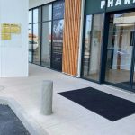 Benito vaste bollard - 220 mm - 800 mm - Versterkt beton - Wave finish - 5-min