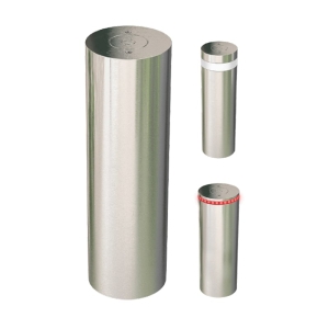 Benito vaste bollard – Ø114 mm – Wanddikte 4 mm – RVS 304