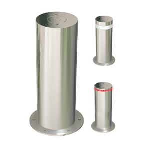 Benito vaste bollard met voetplaat – Ø220 mm – Hoogte 1200 mm – Wanddikte 4 mm – RVS 304