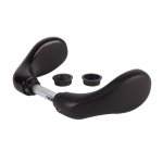 Locinox 3006CB klinkstel – RAL9005 - Ovale knop