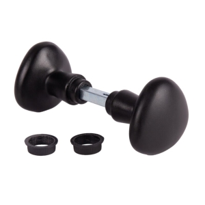 Locinox 3006RB klinkstel – RAL9005 – Ronde knop