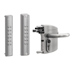 Locinox VOLTA opbouwslot met extern codeklavier op batterijen