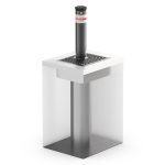 Fadini CORAL hydraulische bollard - Verkeerspaal - Ø100mm - Wanddikte 5mm