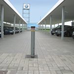 Fadini CORAL hydraulische bollard - Verkeerspaal - Ø100mm - Wanddikte 5mm