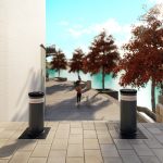 Fadini TALOS 94 semi-automatische bollard - Verkeerspaal- Ø275mm - Wanddikte 4mm