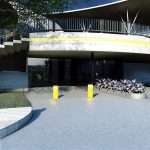 Fadini TALOS 94 vaste bollard verkeerspaal - Ø275mm - Wanddikte 4mm