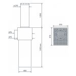Fadini TALOS C730 hydraulische bollard - Verkeerspaal - Ø275mm - Wanddikte 12mm - Gecertificeerd