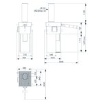Fadini TALOS C750 hydraulische bollard - Verkeerspaal - Ø355mm - Wanddikte 30mm - Gecertificeerd