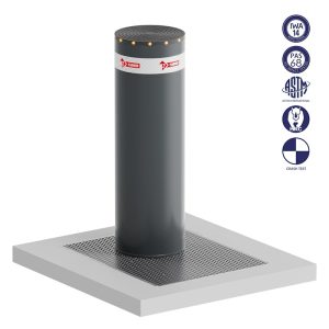 Fadini TALOS C750 hydraulische bollard – Ø355 mm – H= 1100 mm – Wanddikte 30 mm – RAL 7016 – K12 – Gecertificeerd
