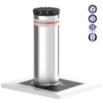 Fadini TALOS M30 hydraulische bollard - Verkeerspaal - Ø275mm - Wanddikte 12mm - Gecertificeerd - RVS 304 v2-min