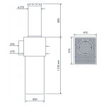 Fadini TALOS M30 hydraulische bollard - Verkeerspaal - Ø275mm - Wanddikte 12mm - Gecertificeerd