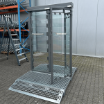 Hybrid glazen tourniquet manshoog