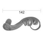 Sierklinkstel set - Onbehandeld staal - 142 mm