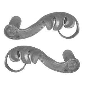 Sierklinkstel set – Onbehandeld staal – 142 mm