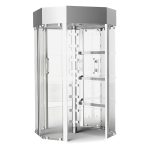 Triton glazen tourniquet manshoog octogonaal