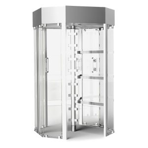 Triton glazen tourniquet manshoog octogonaal