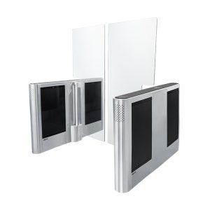 dGate doorloopsluis – 1200 mm doorgang – Hoge deuren – RVS