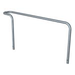 Fietsbeugel - Rond staal - H 850 mm - B 1600 mm - Verzinkt - Beton