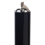 Inzinkbare paal Ø 76 mm 5 mm Hoogte 500 mm Volbad verzinkt RAL 7016-min