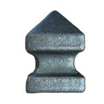 Paalkop 50x50 mm massief gesmeed