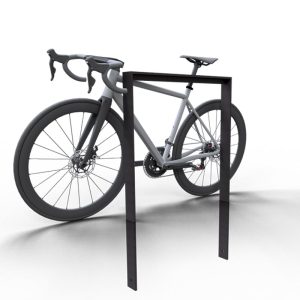 Schake fietsbeugel – Fietsnietje – Platstaal 80×12 mm – Hoogte 1200 mm
