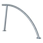 Schake fietsbeugel - Rond staal - Hoogte 850 mm - Gebogen vorm vastschroeven