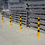 Aanrijdpaal - Beschermpaal - 60 mm - Geel zwart