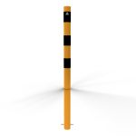 Aanrijdpaal - Beschermpaal - 76 mm - Geel zwart