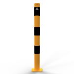 Aanrijdpaal - Beschermpaal - 76 mm - Geel zwart