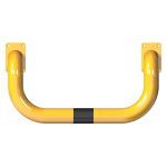 Beschermbeugel dubbele hoek - Kolom- en paalbescherming - Geel zwart - 76 mm - 450 mm diep