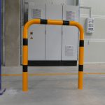Beschermbeugel geel zwart - 76 mm - Zonder dwarsbalk
