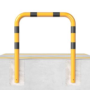 Schake beschermbeugel – Geel/zwart – Ø 76 mm – Zonder dwarsbalk