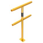 Beschermhek - Railingsysteem - Geel zwart - 48 mm
